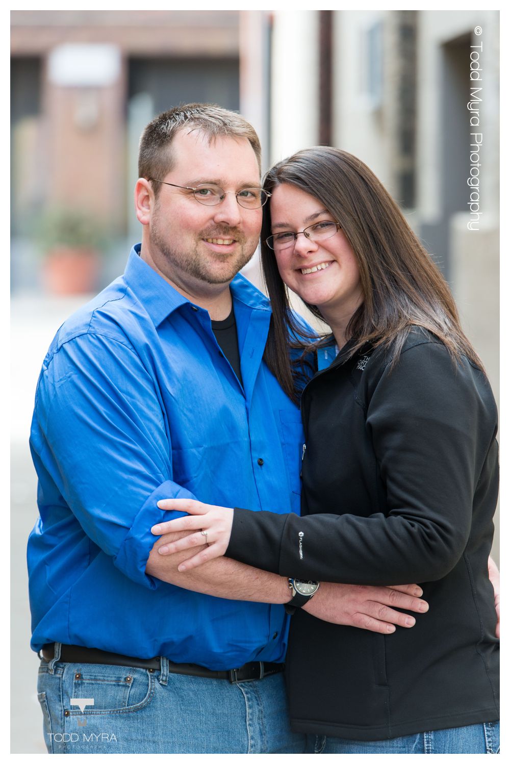 St. Cloud-Wedding-Photography-Engagement-Spring-Downtown-Bricks (7 of 12)