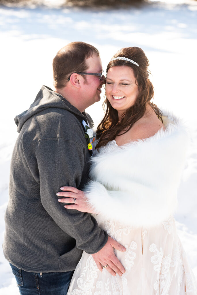 Ice Fishing Wedding Minnesota Crystal Jeremy 12