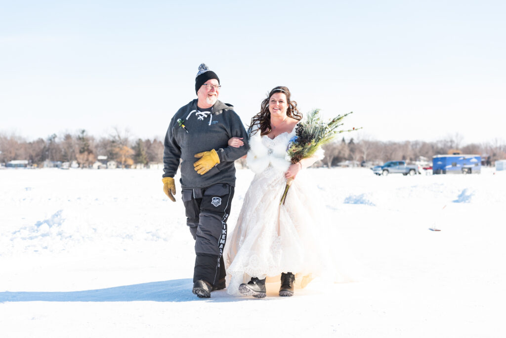 Ice Fishing Wedding Minnesota Crystal Jeremy 25