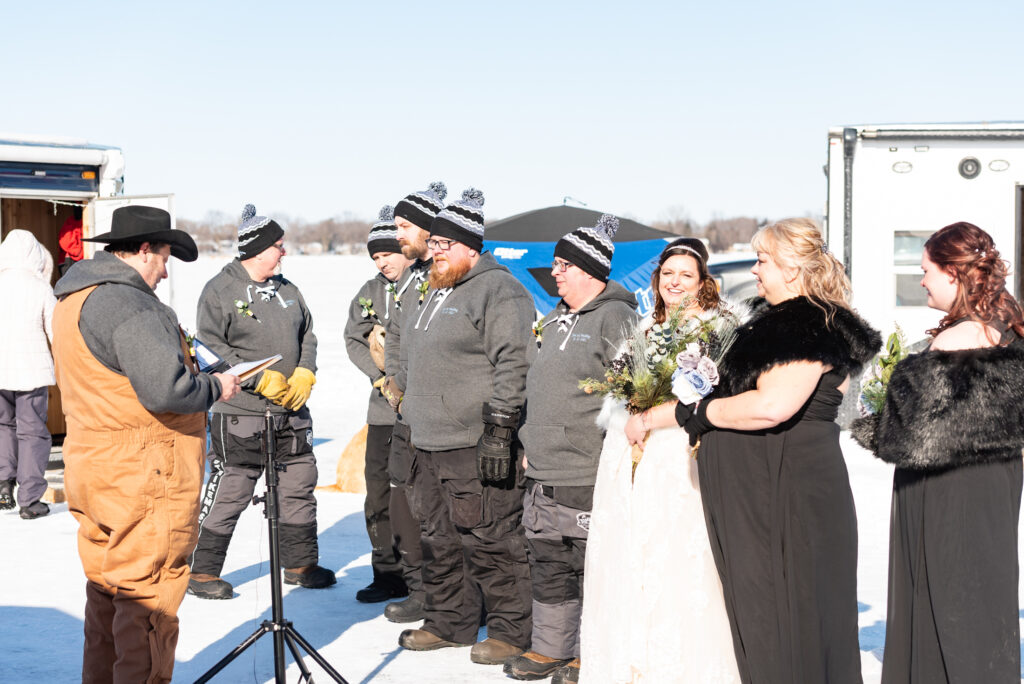 Ice Fishing Wedding Minnesota Crystal Jeremy 26