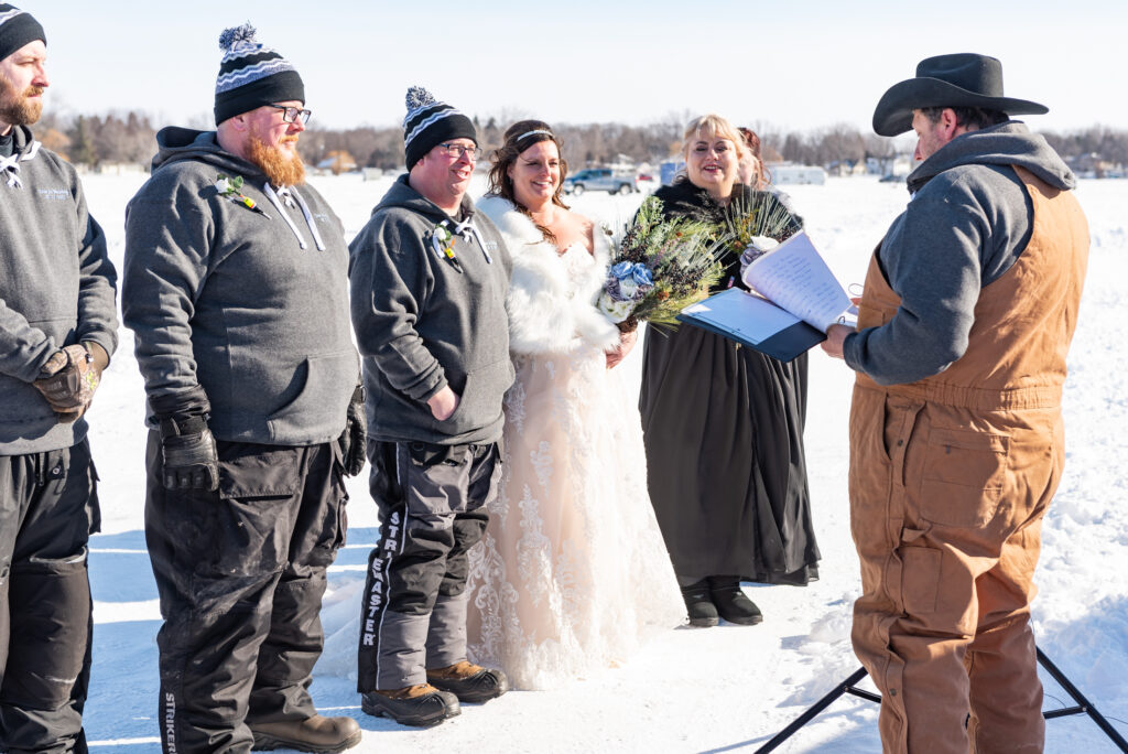 Ice Fishing Wedding Minnesota Crystal Jeremy 27