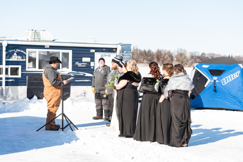 Ice Fishing Wedding Minnesota Crystal Jeremy 28