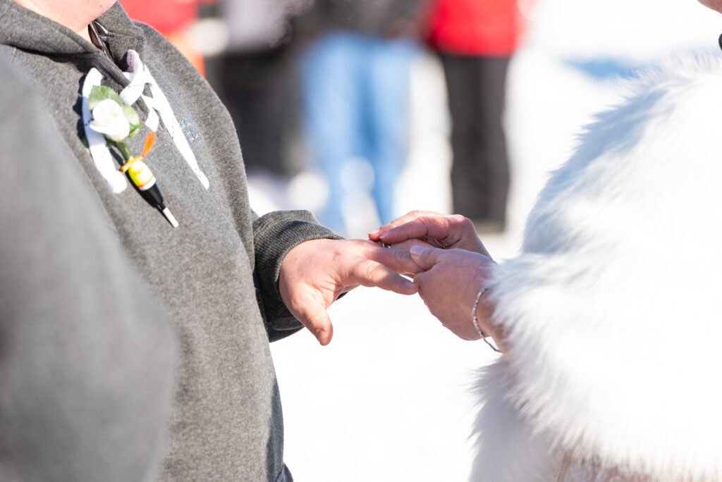 Ice Fishing Wedding Minnesota Crystal Jeremy 34