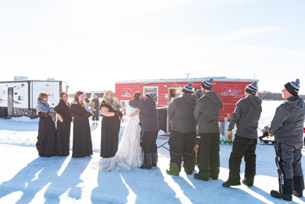 Ice Fishing Wedding Minnesota Crystal Jeremy 35