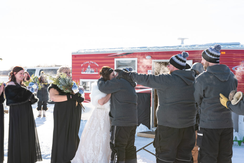 Ice Fishing Wedding Minnesota Crystal Jeremy 37