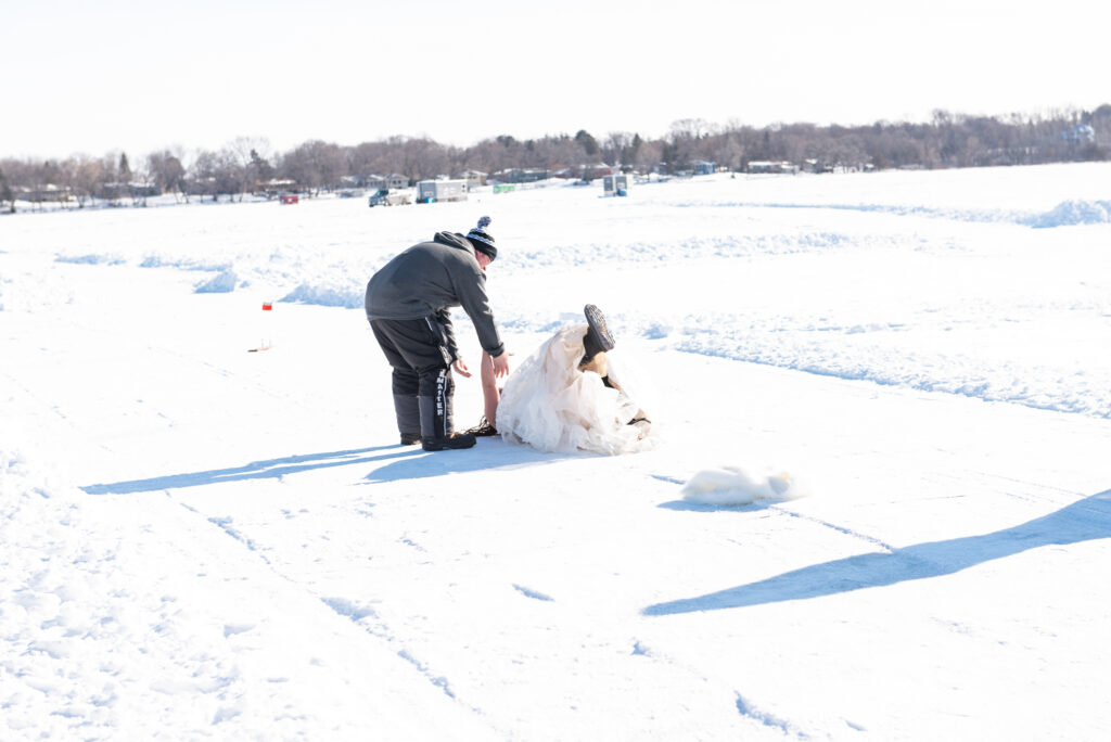 Ice Fishing Wedding Minnesota Crystal Jeremy 40