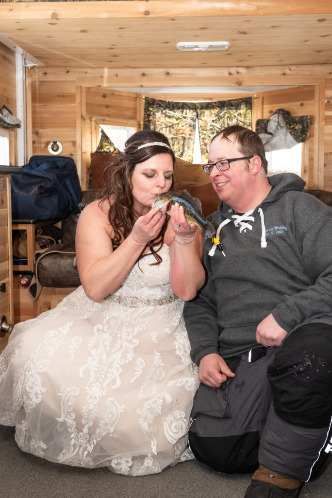 Ice Fishing Wedding Minnesota Crystal Jeremy 45