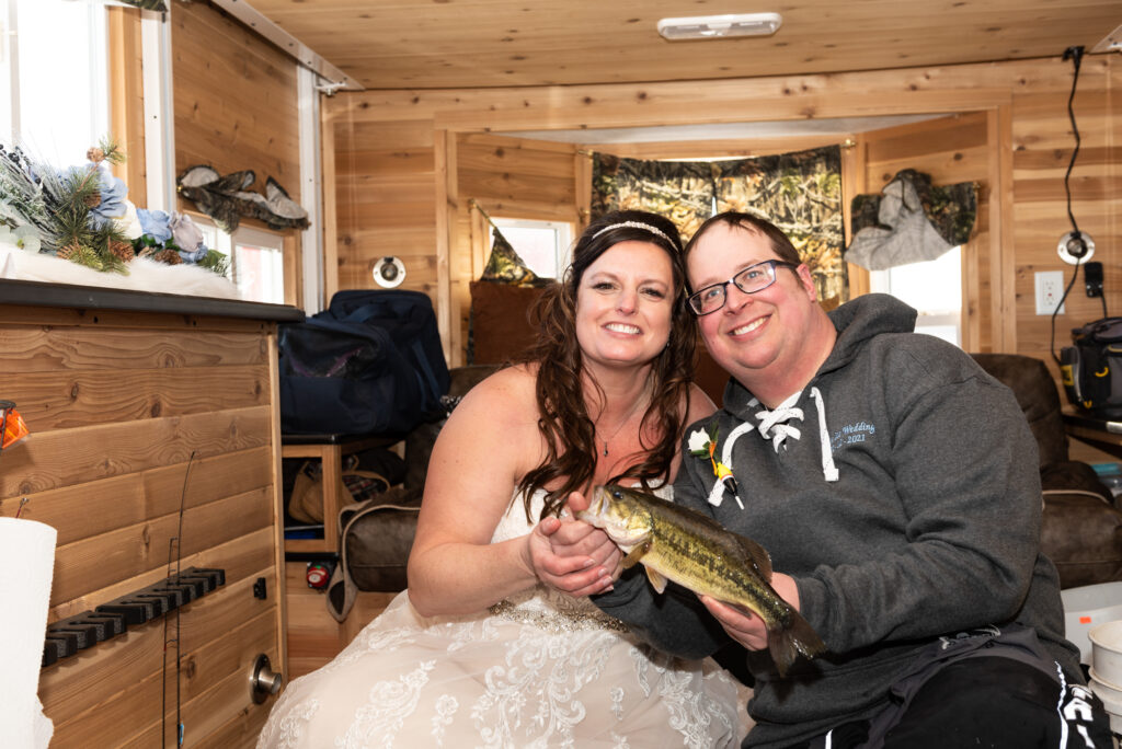 Ice Fishing Wedding Minnesota Crystal Jeremy 46