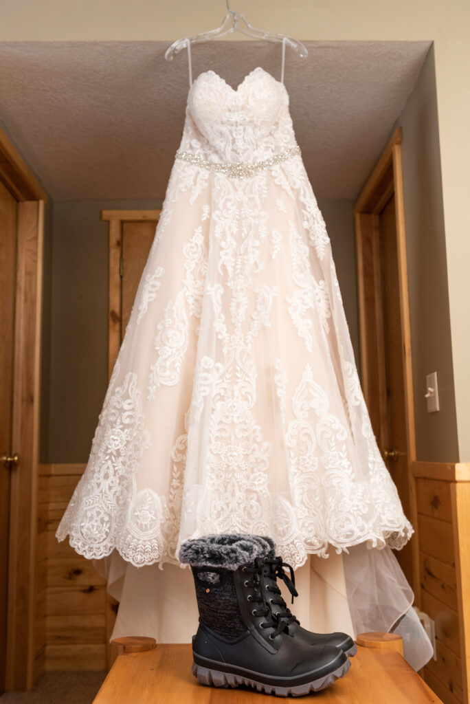 Ice Fishing Wedding Minnesota Crystal Jeremy 6