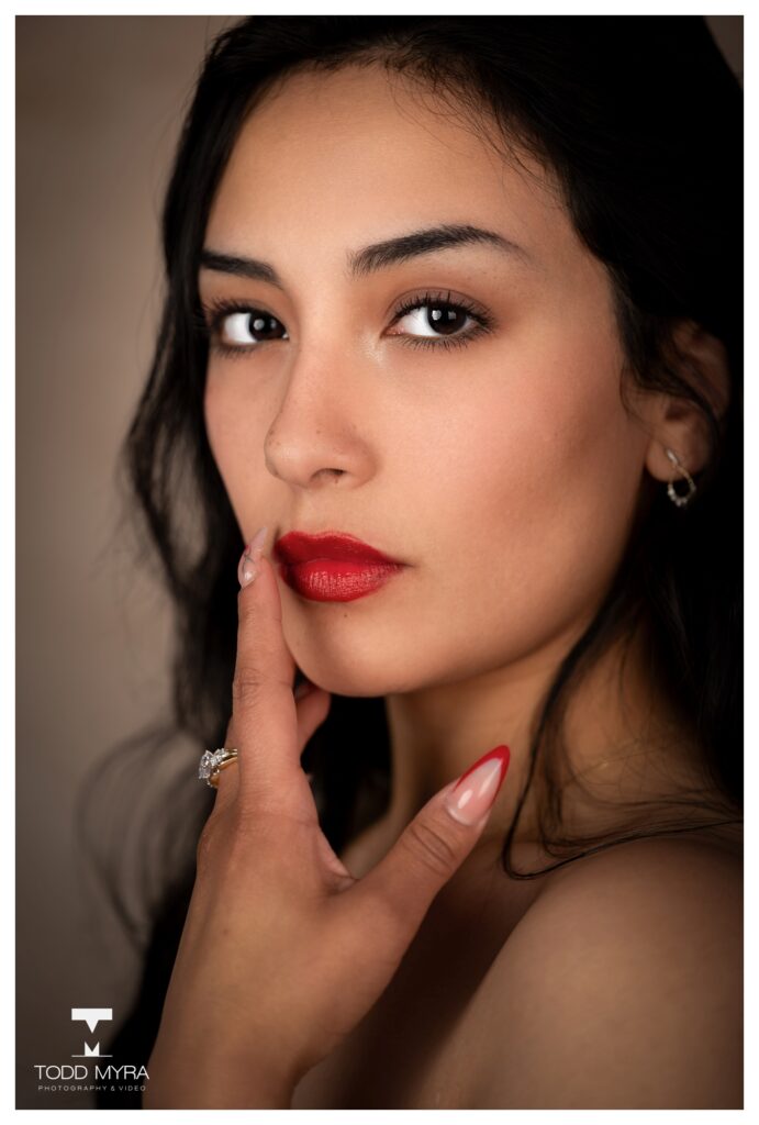 Hunter Dress Wine Jewelry Model St Cloud Photography 6