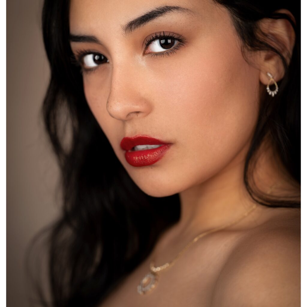 Hunter Dress Wine Jewelry Model St Cloud Photography 7