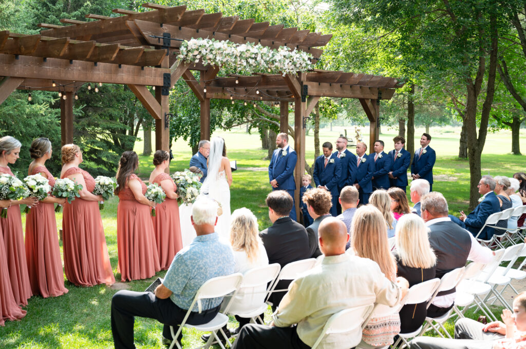 Grands At Mulligans Sunset Mirror Son Daughter Wedding 11
