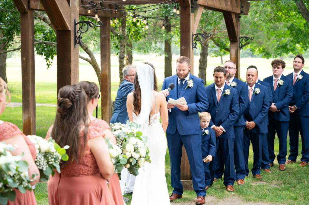 Grands At Mulligans Sunset Mirror Son Daughter Wedding 13
