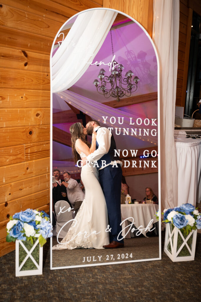 Grands At Mulligans Sunset Mirror Son Daughter Wedding 29